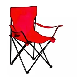 SEDIA PIEGHEVOLE CON PORTABICCHIERE DA PESCA CAMPEGGIO MARE SPIAGGIA TINTA UNITA 285006