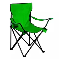 SEDIA PIEGHEVOLE CON PORTABICCHIERE DA PESCA CAMPEGGIO MARE SPIAGGIA TINTA UNITA 285006