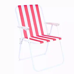 SEDIA RELAX ALTA SDRAIO SPIAGGINA PIEGHEVOLE MARE GIARDINO CAMPEGGIO OXFORD RIGATA 350009