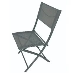 SEDIA SHARM IN FERRO TEXTILENE POLIPROPILENE GRIGIA 41X50X83.5CM PIEGHEVOLE 529005