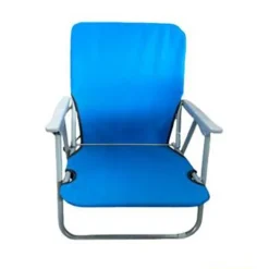 SEDIA SPIAGGINA BASSA RELAX PIEGHEVOLE CON BRACCIOLI OXFORD PER MARE PISCINA 350012