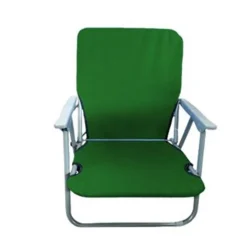 SEDIA SPIAGGINA BASSA RELAX PIEGHEVOLE CON BRACCIOLI OXFORD PER MARE PISCINA 350012