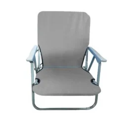 SEDIA SPIAGGINA BASSA RELAX PIEGHEVOLE CON BRACCIOLI OXFORD PER MARE PISCINA 350012