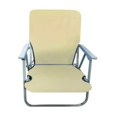 SEDIA SPIAGGINA BASSA RELAX PIEGHEVOLE CON BRACCIOLI OXFORD PER MARE PISCINA 350012