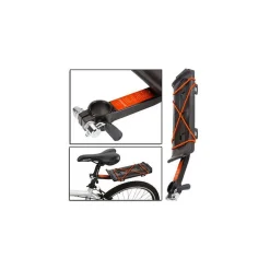 SEDILE PORTAPACCHI SEDIA POSTERIORE BAGAGLI SCATOLE CON CAVO FISSAGGIO ELESTICO