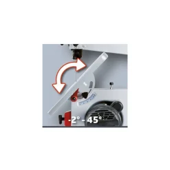 SEGA A NASTRO EINHELL TC-SB 200/1 MOTORE 250 W LAMA 1400 X 7 MM