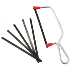 SEGHETTO PER METALLO MANUALE LAMA 15CM ARCHETTO IN ACCIAIO CON 2 LAME RICAMBIO