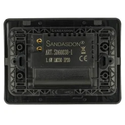 SEGNAPASSO A LED CON SENSORE DI MOVIMENTO A 220V DA 1,6W PER SCATOLA 503 PLACCA