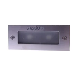 SEGNAPASSO LED INCASSO CALPESTABILE IP65 RETTANGOLARE DA 2W FREDDO CALDO