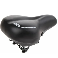 SELLA BICICLETTA IN GEL SEDILE PER BICI MOUNTAIN BIKE SELLINO UNIVERSALE NERO
