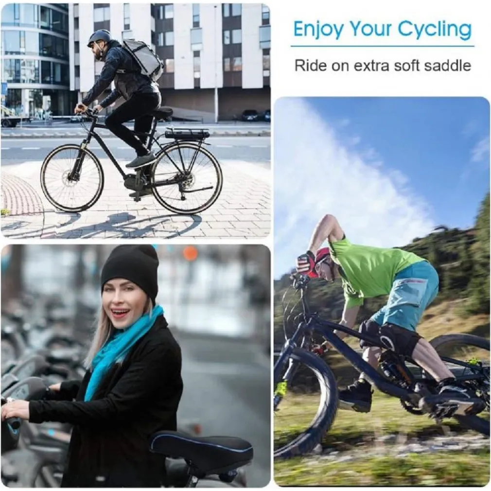 SELLINO BICICLETTA GEL SELLA COMODA SPORTIVA ERGONOMICA PER BICI MTB BMX ZXC-9843