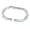 SET 12 ANELLI GANCIO PER TENDA DOCCIA BAGNO TRASPARENTI IN PLASTICA BOX DOCCIA 52148