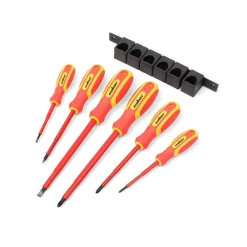 SET 6 CACCIAVITI CACCIAVITE CROCE E TAGLIO ISOLANTI CON PUNTE MAGNETICHE