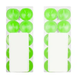 SET 30 CANDELE CANDELA PROFUMATA FRAGRANZA MELA VERDE APPLE GREEN VERDE PROFUMO