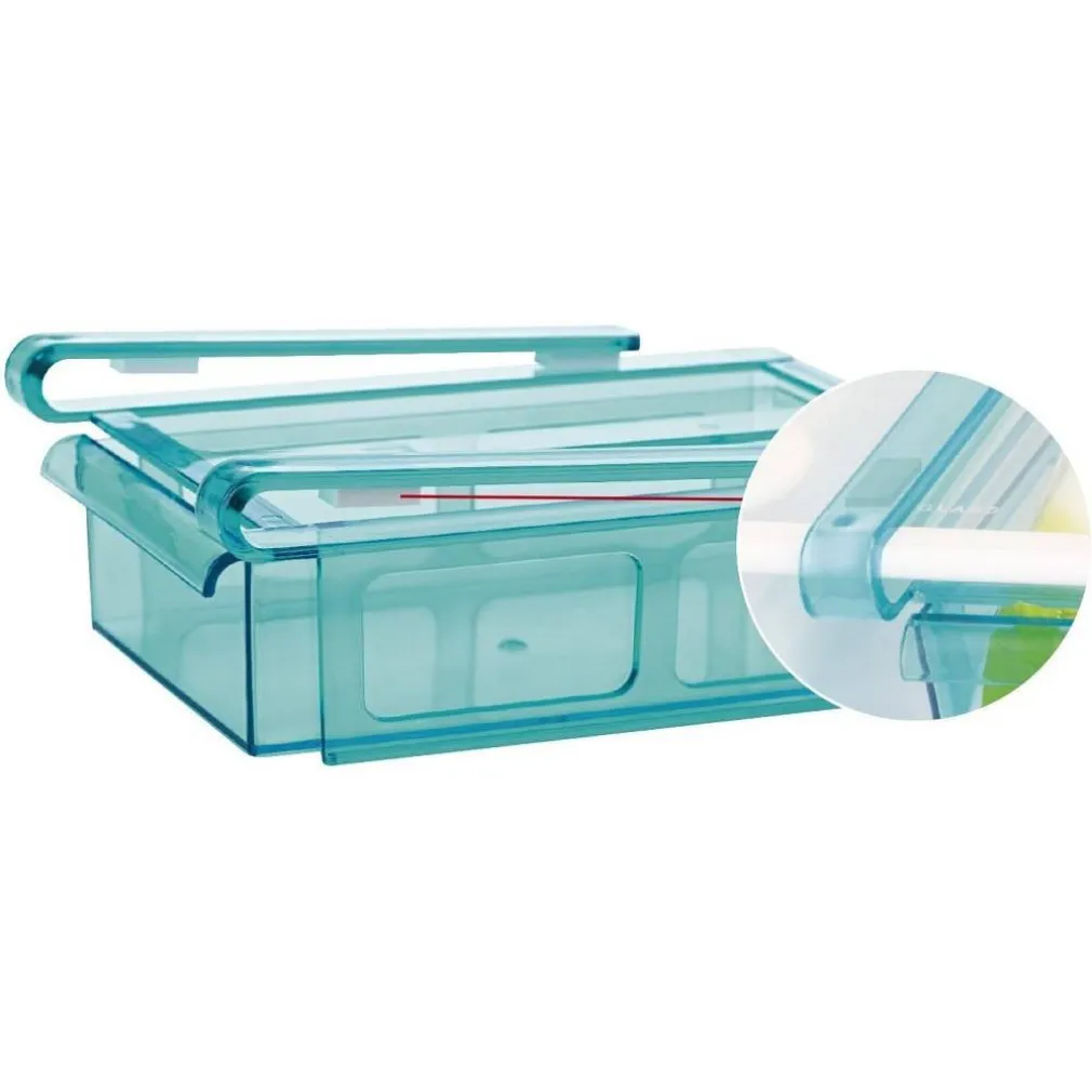 SET 3 CASSETTO A MORSETTI FRIGORIFERO 20,5X15X7CM FACILE DA APPENDERE FRIGORIFERI