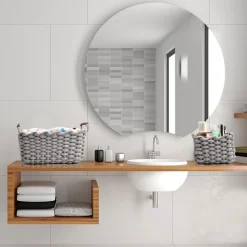 SET 3 CESTINI INTRECCIATI CORDA CESTO PORTA OGGETTI ORGANIZZA DECORA CASA 10635