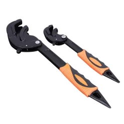 SET 2 CHIAVI A TUBO LEVOCE REGOLABILI MULTIFUONZIONI PROFESSIONALI 260mm 380mm