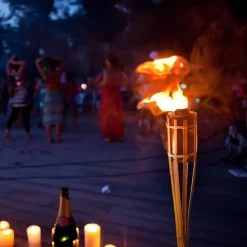 SET 12 CONFEZIONI DA 8PZ STOPPINI PER TORCE FIACCOLE DA GIARDINO GRN14 RICAMBI 013456