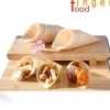 SET 12 CONI FINGER FOOD IN FIBRA DI PIOPPO CATERING APERITIVO 22,5 X 15,5 CM