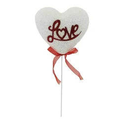 SET 2 CUORI POLISTIROLO STAND 69086 SCRITTE SAN VALENTINO MODELLI ASSORTITI 10CM