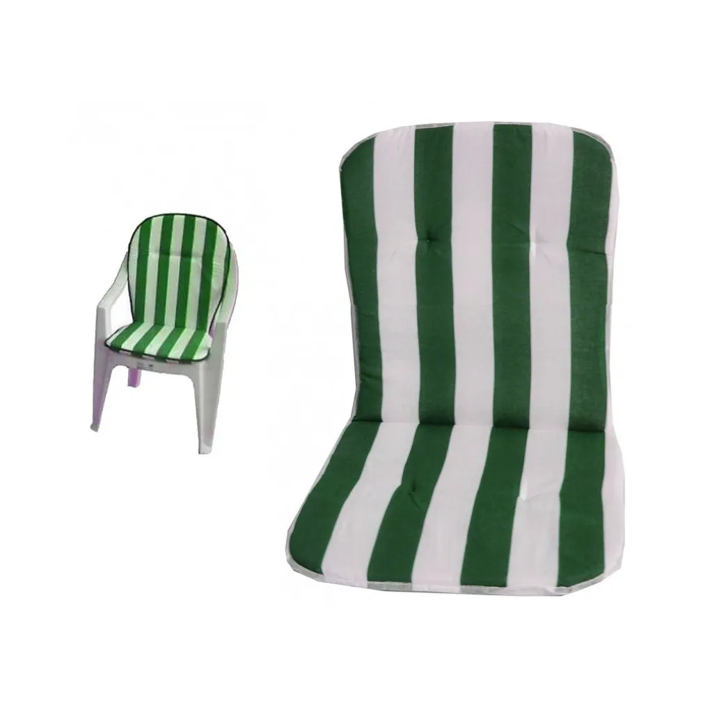 SET 2 CUSCINI PER SEDIA PLASTICA SAGOMATO CON SCHIENALE UNIVERSALE COPRI SEDUTA