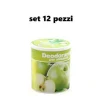 SET 12 DEODORANTI BARATTOLO PROFUMO AMBIENTE ASSORBI ODORI FRAGRANZA MELA