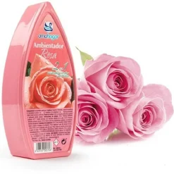 SET 12 DEODORANTI GEL PROFUMO AMBIENTE ASSORBI ODORI FRAGRANZA ROSA