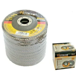 SET 10 DISCO ABRASIVO LAMELLARE DIAMETRO 115X22.23MM GRANA 40 PER SMERIGLIATRICE