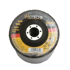 SET 10 DISCO ABRASIVO LAMELLARE DIAMETRO 115X22.23MM GRANA 40 PER SMERIGLIATRICE