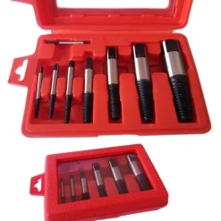 SET 8 ESTRATTORI PER VITI BULLONI ROVINATE SPEZZATE PRIGIONIERI VITI SPEZZATI