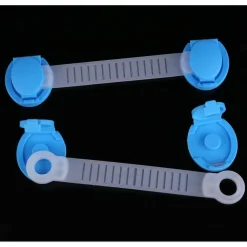 SET 5 FASCETTE CHIUSURE PER MOBILI CASSETTI FRIGO SICUREZZA PROTEZIONE BAMBINI