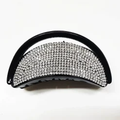 SET 2 FERMAGLIO FERMAGLI PINZA GLITTER FERMA CAPELLI PARRUCCHIERE FERMACAPELLI