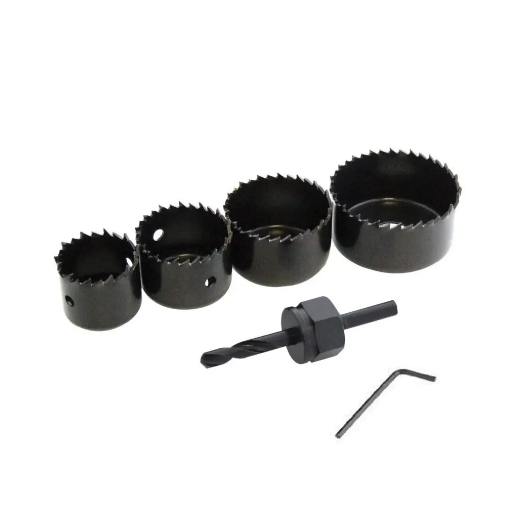 SET 6 FRESE LEGNO A TAZZA ATTACCO VARIE MISURE MURO BUCHI PER TRAPANO SEGHE FORA