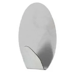 SET 4 GANCI APPENDINI ADESIVI PARETE CASA CUCINA BAGNO ATTACCAPANNI OVALI 59662