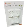 SET 4 GANCI APPENDINI DA PARETE ADESIVE CASA CUCINA BAGNO ATTACCAPANNI SMILE