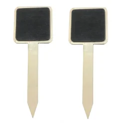 SET 2 LAVAGNETTE PER PIANTE CON PICCHETTO LAVAGNA ETICHETTA FIORI PIANTA 53927A