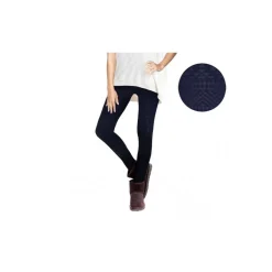 SET 4 LEGGINGS FANTASIA ETHNIC DONNA EFFETTO TERMICO INTERNO FELPATO ELASTICO