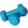 SET 6 MANUBRI PALESTRA CON STAND APPOGGIO 2X1KG +2X2KG +2X3KG PESI SPORT FITNESS
