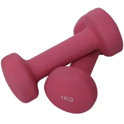 SET 6 MANUBRI PALESTRA CON STAND APPOGGIO 2X1KG +2X2KG +2X3KG PESI SPORT FITNESS
