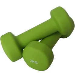 SET 6 MANUBRI PALESTRA CON STAND APPOGGIO 2X1KG +2X2KG +2X3KG PESI SPORT FITNESS