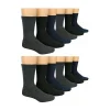 SET 12 PAIA CALZINI DA UOMO A METà POLPACCIO CALDO COTONE MISTO COLORE TG 40/46