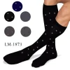 SET 12 PAIA CALZINI LUNGHI PER UOMO IN COTONE ASSORTITI NERO BLU ANTRACITE CALZE