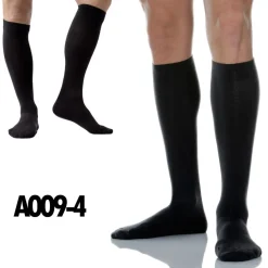 SET 12 PAIA CALZINI LUNGHI PER UOMO COTONE DI COLORE NERO 40-46 GAMBALETTO A009