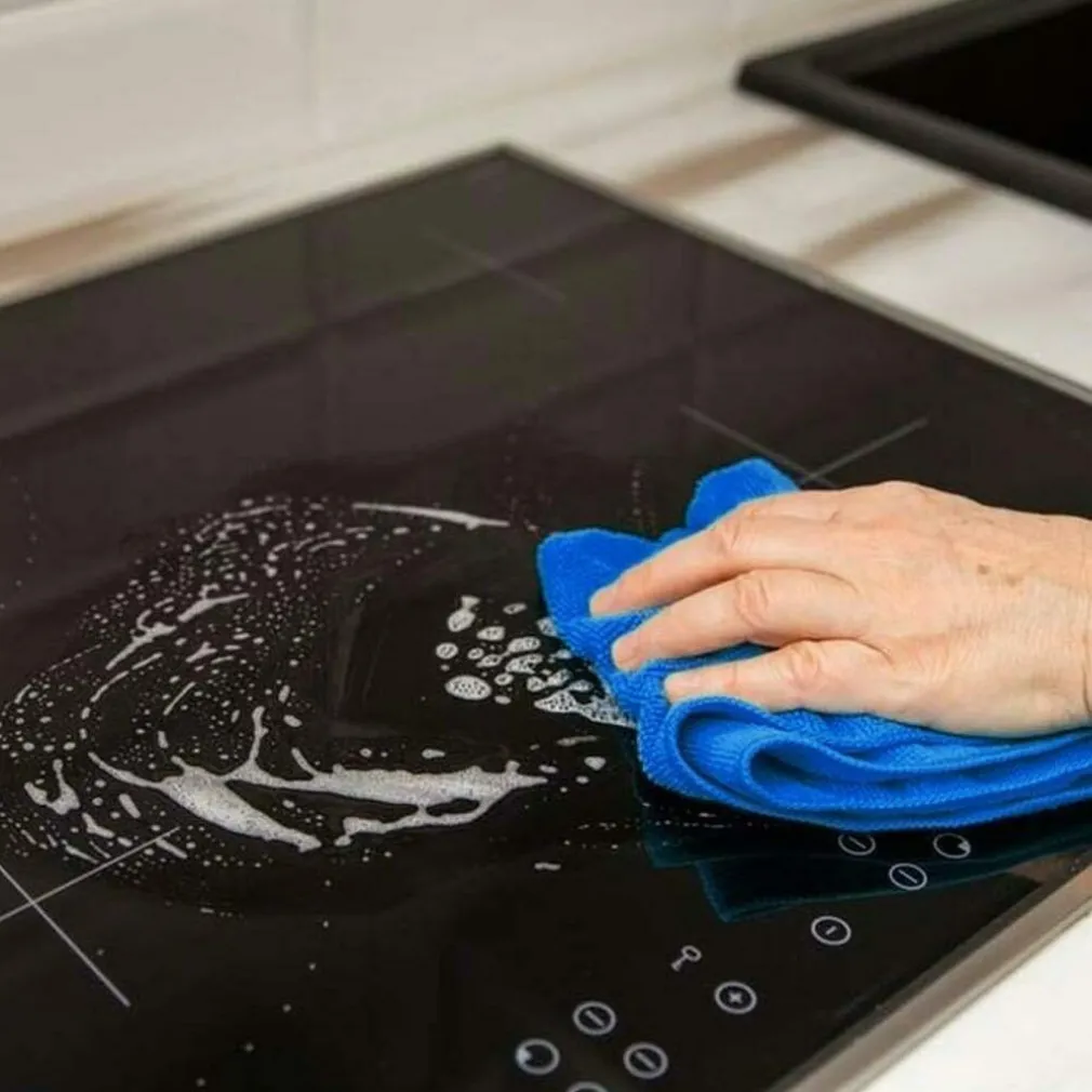 SET 2 PANNI IN MICROFIBRA FATIGATI MULTIUSO STROFINACCI COLORI ASSORTITI 33X33CM