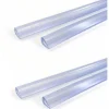 SET 4 PARACOLPI STRISCIA PROFILO PORTIERA AUTO TUNING PVC TRASPARENTE 88CM 68CM