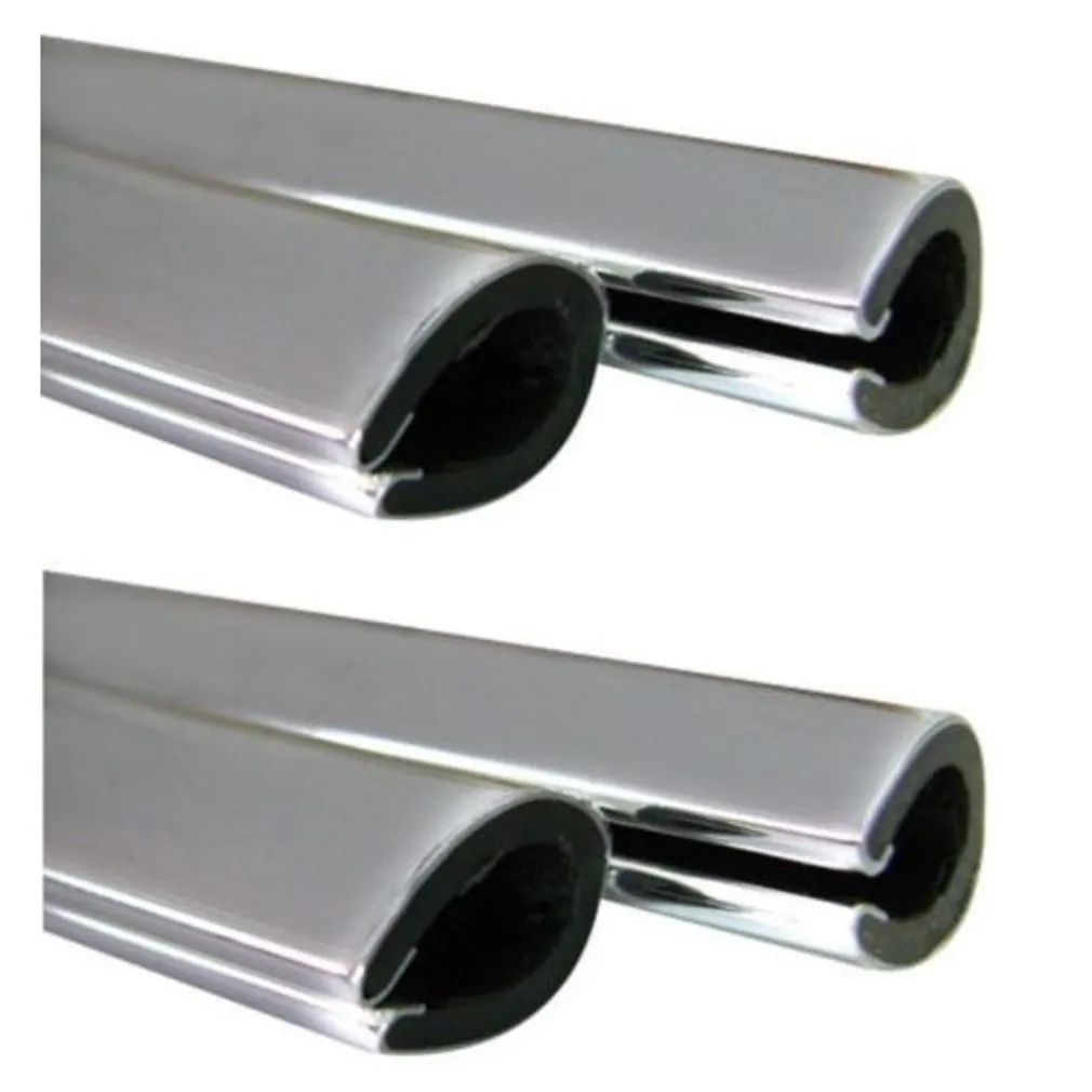 SET 4 PARACOLPI STRISCIA PROFILO PORTIERA AUTO TUNING CROMATO 88CM 68CM