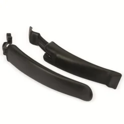 SET 2 PARAFANGHI PER BICICLETTA 24 - 26'' PARAFANGO ANTERIORE E POSTERIORE NERO