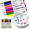 SET 12 PENNARELLI MAGICI PITTURA AD ACQUA PENNA GALLEGGIANTE LAVABILE BAMBINI