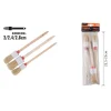SET 3 PENNELLI A TESTA TONDA SETOLE NATURALI PER PITTURA VARIE DIMENSIONI 90299