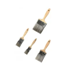 SET 4 PENNELLI PENNELLESSE MISURE 1"/ 1,5"/ 2"/ 2,5" PER VERNICI AD ACQUA E IDROPITTURE SOLVENTI